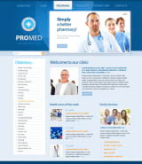 Шаблон сайта для медицинского учреждения "Медицина"