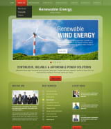 Шаблон сайта компании "Эко энергия" для Jommla