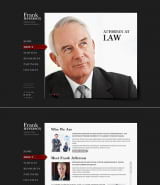 "Частный адвокат" шаблон сайта для юриста