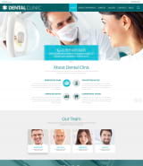 "Стоматология" шаблон сайта стоматологической клиники