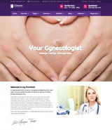 "Гинекология" шаблон сайта гинекологической клиники