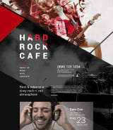 "Hard Rock Cafe" шаблон сайта Joomla