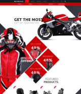 "Motorcycle" шаблон магазина мотоциклов и мототоваров