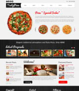 "Pizza to Kill Hunger" шаблон сайта пицца