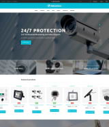 Шаблон сайта по продаже охранных систем и оборудования