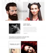 Шаблон сайта барбершопа "Мужская парикмахерская"