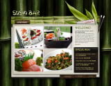 "Суши бар" шаблон сайта