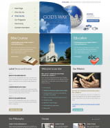 "Церковь" шаблон сайта HTML