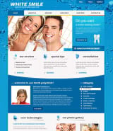 "Дантист" шаблон сайта стоматологической клиники