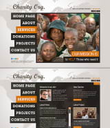 "Центр благотворительности" шаблон сайта HTML5