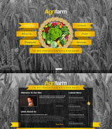 "Сельскохозяйственная ферма" шаблон сайта