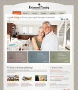 "Пенсионное планирование" шаблон сайта HTML