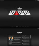 "Бизнес пирамида" шаблон сайта