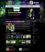 Шаблон сайта для радиостанции "Радио FM" для Joomla