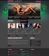 "Модельное агентство" шаблон сайта модельного агентства на Joomla