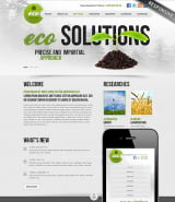 Шаблон сайта экология "Eco Solutions" адаптивный