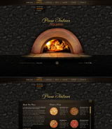 "Итальянская пицца" шаблон сайта пиццерии HTML5
