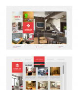 "Дизайн интерьера" шаблон сайта HTML5 с изображениями