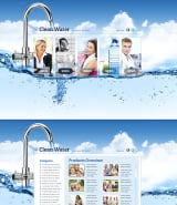 "Водяной фильтр" шаблон сайта