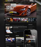 "Автосервис" шаблон сайта ремонт автомобилей для Joomla