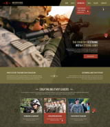 Шаблон сайта военной тематики "Military" для Wordpress