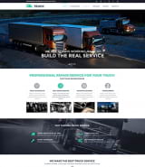 "Truck" HTML-шаблон сайта грузовых автомобилей, грузоперевозок