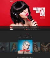 "Radio FM" шаблон сайта HTML в двух вариантах (см.демо)