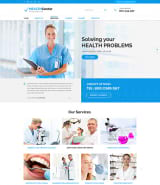 "Здоровье и Медицина" шаблон сайта стоматология HTML