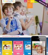 "Начальное образование" шаблон сайта детского сада Wordpress