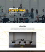 "Рекламное агентство" WordPress тема с тематическим содержимым