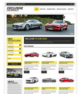 Шаблон сайта аренда автомобилей, адаптивный HTML