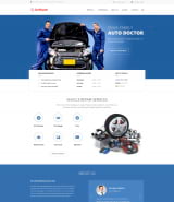 "Ремонт автомобиля" шаблон сайта HTML