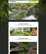 "Ecodesign" шаблон сайта ландшафтный дизайн для Wordpress
