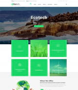 "Экологические технологии" готовый дизайн сайта на Wordpress