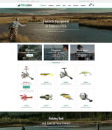 "Рыбалка" шаблон магазина на OpenCart