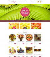 Шаблон интернет-магазина фруктов и овощей "Фруктовые подарки"
