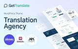 GetTranslate - Translation Agency WordPress Theme