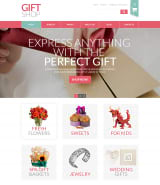 "Подарки на любой вкус" шаблон магазина подарков на Joomla