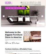 "Салона мебели и фурнитуры" шаблон сайта на Wordpress