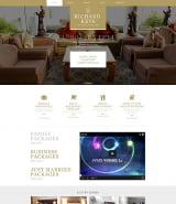 Hotels Параллакс Muse шаблон