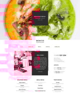 Italian Restaurant Muse шаблон