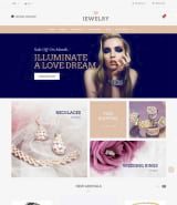 "Amazing Jewelry"  стильный шаблон ювелирного интернет-магазина