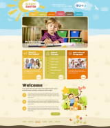 "Kindergarten" шаблон сайта детского сада на Wordpress