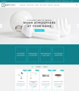 Готовый шаблон интернет-магазина ламп и электротоваров OpenCart