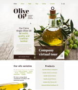 "Оливковое масло" адаптивный шаблон сайта на Joomla