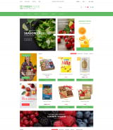 Шаблон интернет-магазина свежих продуктов на OpenCart