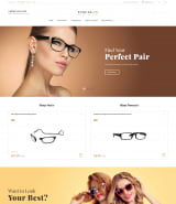 "Очки" шаблон интернет магазина с адаптивным дизайном