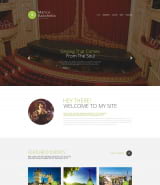 HTML шаблон сайта "Оперный певец"