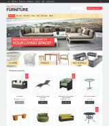 "Комплекты мебели" шаблон сайта для OpenCart