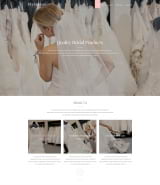 Одностраничный HTML шаблон свадебного сайта "Идеальная свадьба"